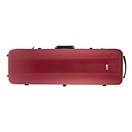 Gewa Pure Polycarbonate Oblong Violin Case, Red