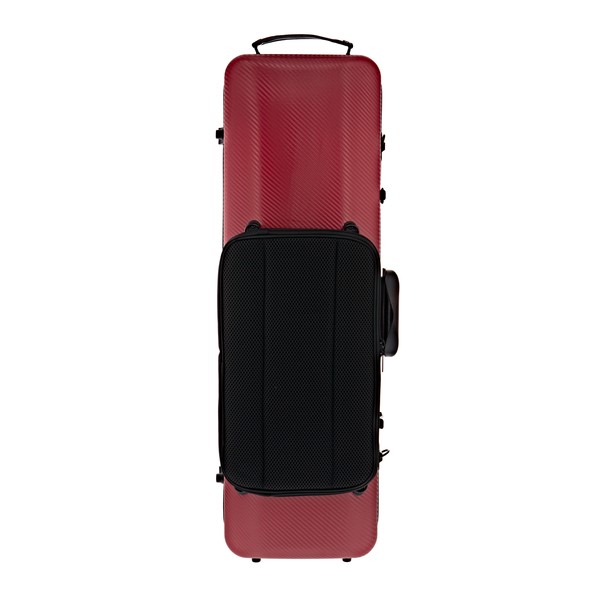 Gewa Pure Polycarbonate Oblong Violin Case, Red back