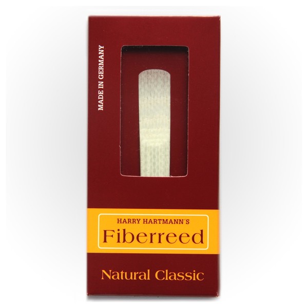 Fiberreed Natural Classic German Bb Clarinet Reed, Medium Soft