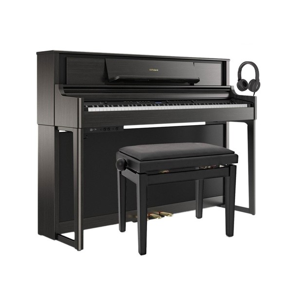 Roland LX705 Digital Piano Package, Charcoal Black