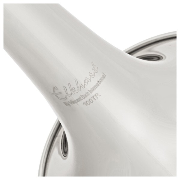 Elkhart 100TRS Student Trumpet Silver, Engraving