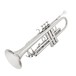 Bach TR650S Bb Trumpet Outfit, Silver Plate, Side