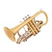 Bach CR651 Bb Cornet Outfit, Lacquer, Side