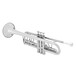 Bach TR501 Bb Trumpet, Silver Plate, Side