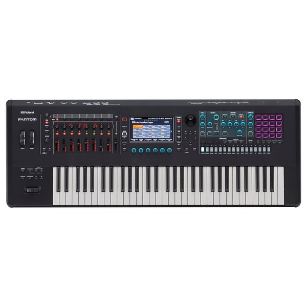Roland Fantom 6 61 Key Synthesizer Workstation - Top