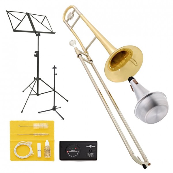 Conn Selmer 500TB Bb Tenor Trombone Package, Lacquer