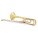 Conn Selmer 525TB Bb/F Tenor Trombone, Clear Lacquer, Side