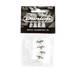 Dunlop White Plastic Thumbpicks Ex Large, Pack of 4 - Front View