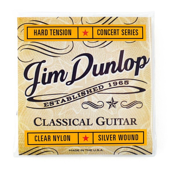 Dunlop Nylon Classical Concert Guitar Strings Hard Tension - Main