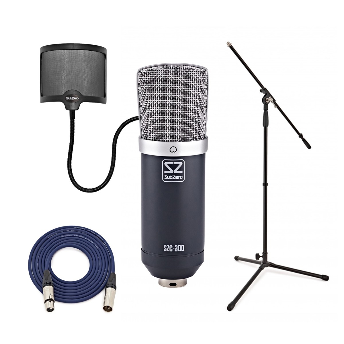 Click to view product details and reviews for Subzero Szc 300 Condenser Microphone Studio Stand Pack.