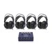 SubZero 4 Channel Headphone Amp with 4 x Headphones