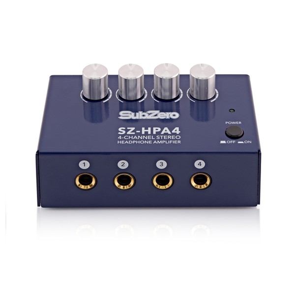 SubZero 4 Channel Headphone Amp with 4 x Headphones