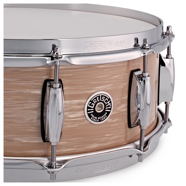Gretsch Brooklyn 14'' x 5.5'' Snare Drum, Cream Oyster