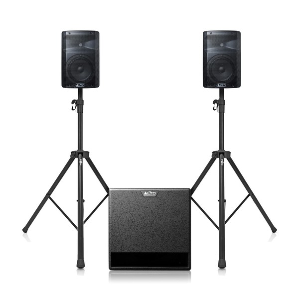 Alto TX208 and TX212S PA Speaker Bundle