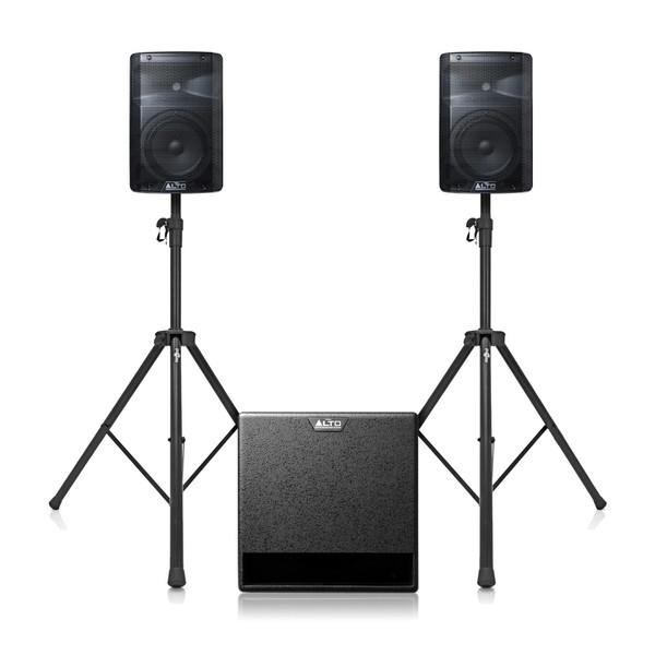 Alto TX210 and TX212S PA Speaker Bundle