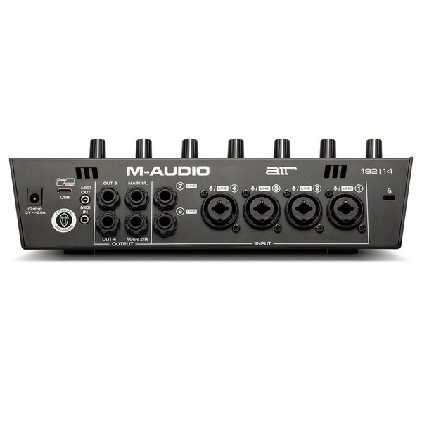 M-Audio AIR 192 14 rear 