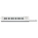 Yamaha SHS 300 Sonogenic Keytar, White, back