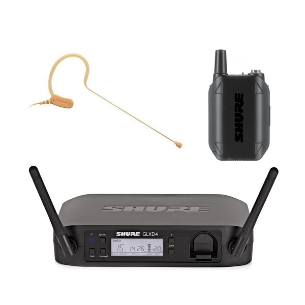 Shure GLXD14/MX53 Digital Wireless Headset System with MX153