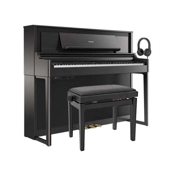 Roland LX706 Digital Piano Package, Charcoal Black