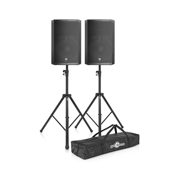 Electro-Voice ELX200-15 15" Passive PA Speakers with Stands