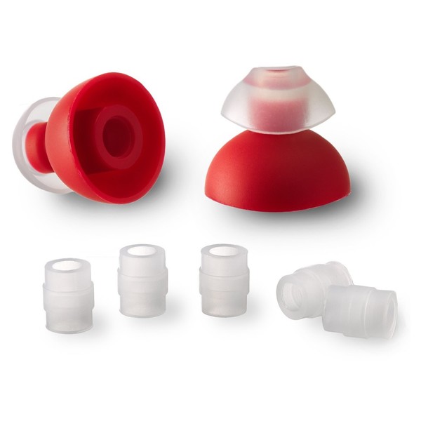 SpinFit CP240-M Silicone Eartips (1 Pair + 5 Inserts-Medium) - Main