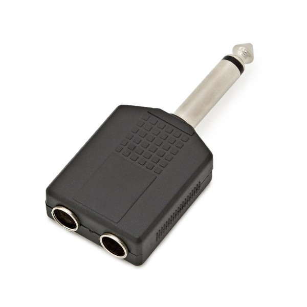 1/4" Jack Headphone Splitter, Mono, by Gear4music