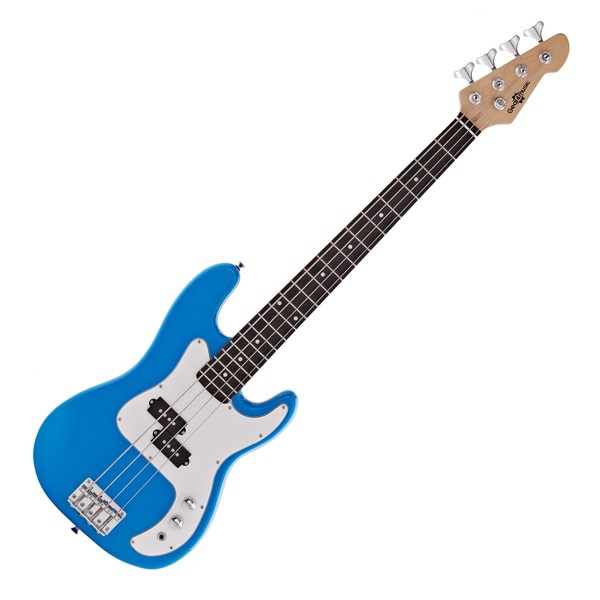 3/4 LA Bass Guitar Blue, 15W Bass Amp Pack