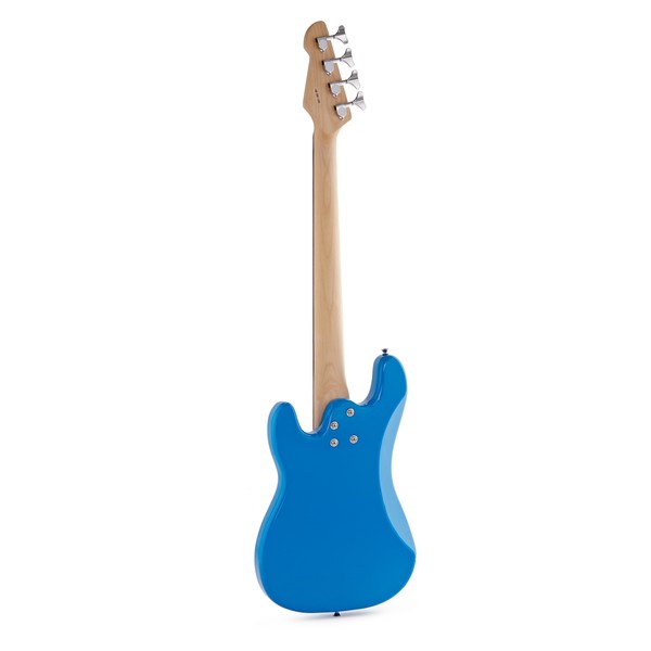 3/4 LA Bass Guitar Blue, 15W Bass Amp Pack