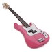 3/4 LA Bass Guitar by Gear4music, Pink