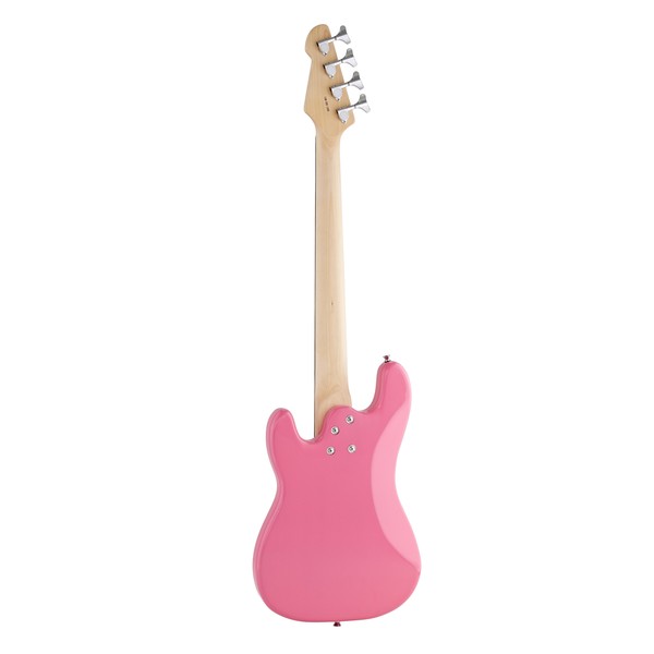 3/4 LA Bass Guitar Pink, 15W Bass Amp Pack