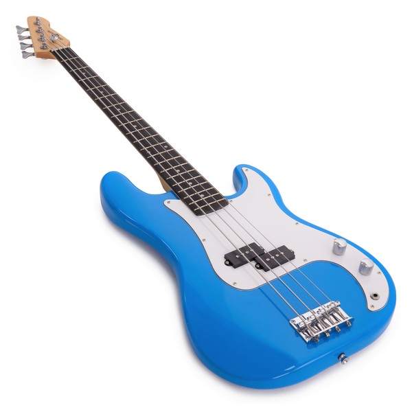 LA Bass Guitar Blue, 15W Bass Amp Pack