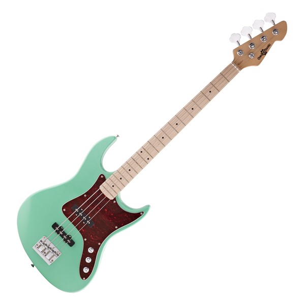 LA II Bass Guitar Seafoam Green, 15W Bass Amp Pack
