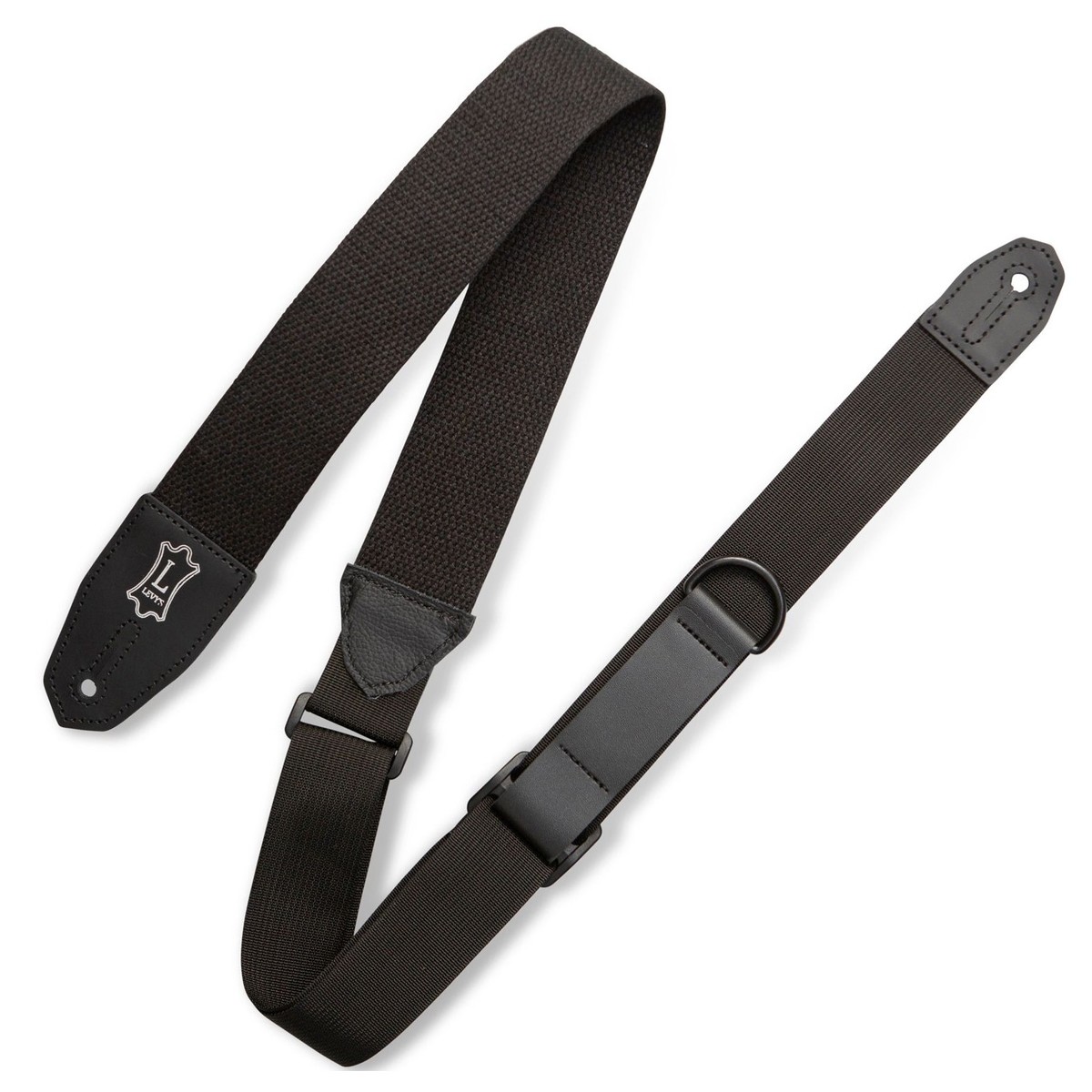 Levys Right Height 2″ Cotton Black