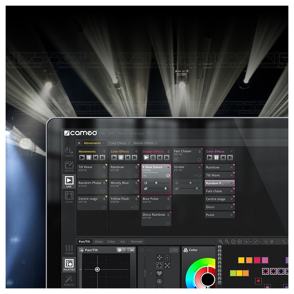 Cameo DVC PRO 1024-Channel USB to DMX-Interface and Control Software - application image 1