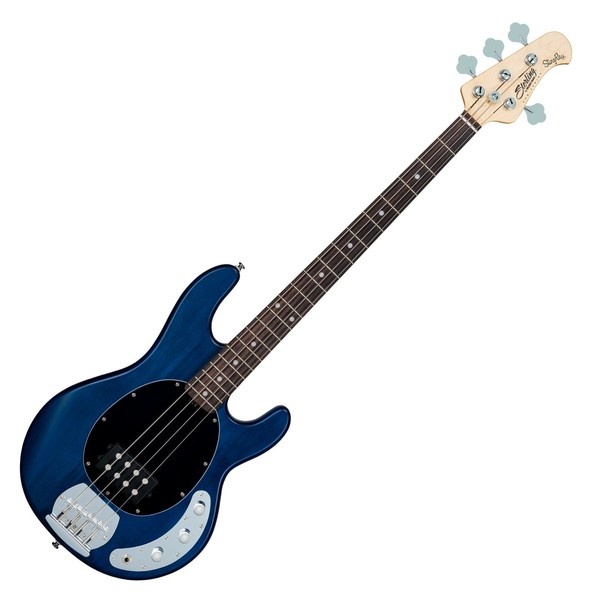 Sterling SUB Ray4 Bass JTB, Trans Blue Satin - Main