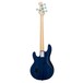 Sterling SUB Ray4 Bass JTB, Trans Blue Satin - Back