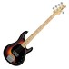 Sterling SUB Ray5 Bass MN, Vintage Sunburst Satin - Front