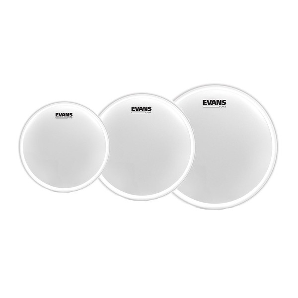 Evans UV2 Coated USA Fusion Tom Pack 10", 12", 16" Heads