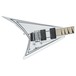 Jackson RRX24M X Series Rhoads, Snow White w/ Black Pinstripes - body right