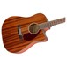 Fender CD-140SCE Dreadnought Electro Acoustic, Mahogany - body