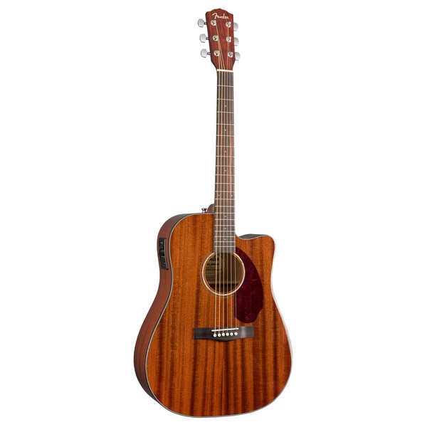 Fender CD-140SCE Dreadnought Electro Acoustic, Mahogany - left