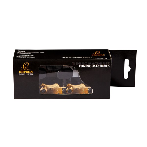Ortega Family Series Classical Tuning Machines, Black Packaged