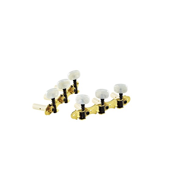 Ortega Family Series Pro Classical Tuning Machines, White Pearl-Style