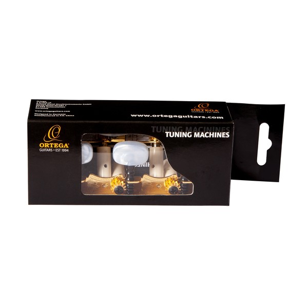 Ortega Family Series Pro Classical Tuning Machines, White Pearl-Style Packaged