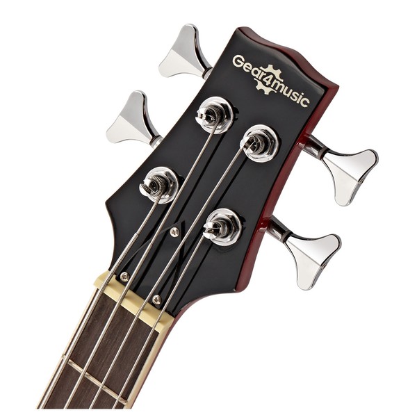 San Francisco Semi Acoustic Bass Wine Red, 15W Bass Amp Pack