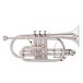 Trevor James Renaissance TJCT6500 Cornet, Silver Plate