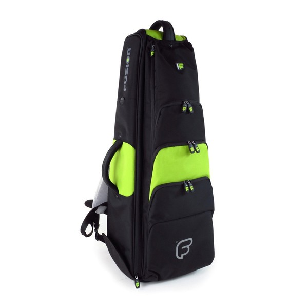 Fusion Premium Bass Trombone Gig Bag, Black and Lime