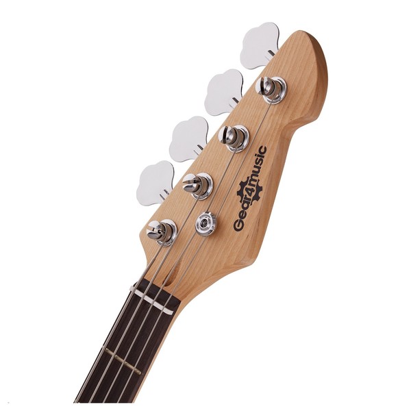 Seattle Bass Guitar by Gear4music, White