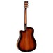 Tanglewood Winterleaf Exotic Dreadnought Electro Acoustic, Tobacco Back