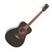 Vintage V300 Folk Acoustic Guitar, Black